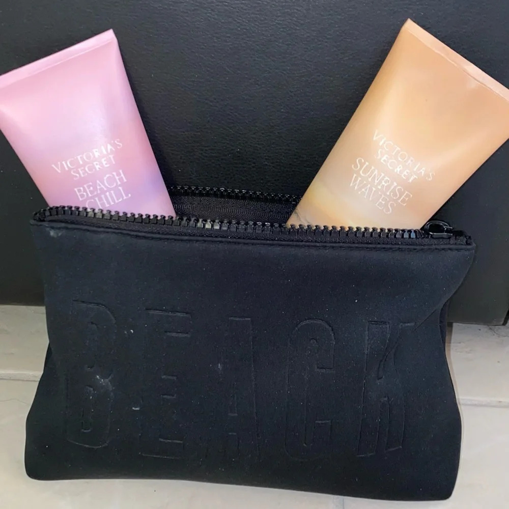 NWT Victoria Secret Package: 2 Lotions & Bag